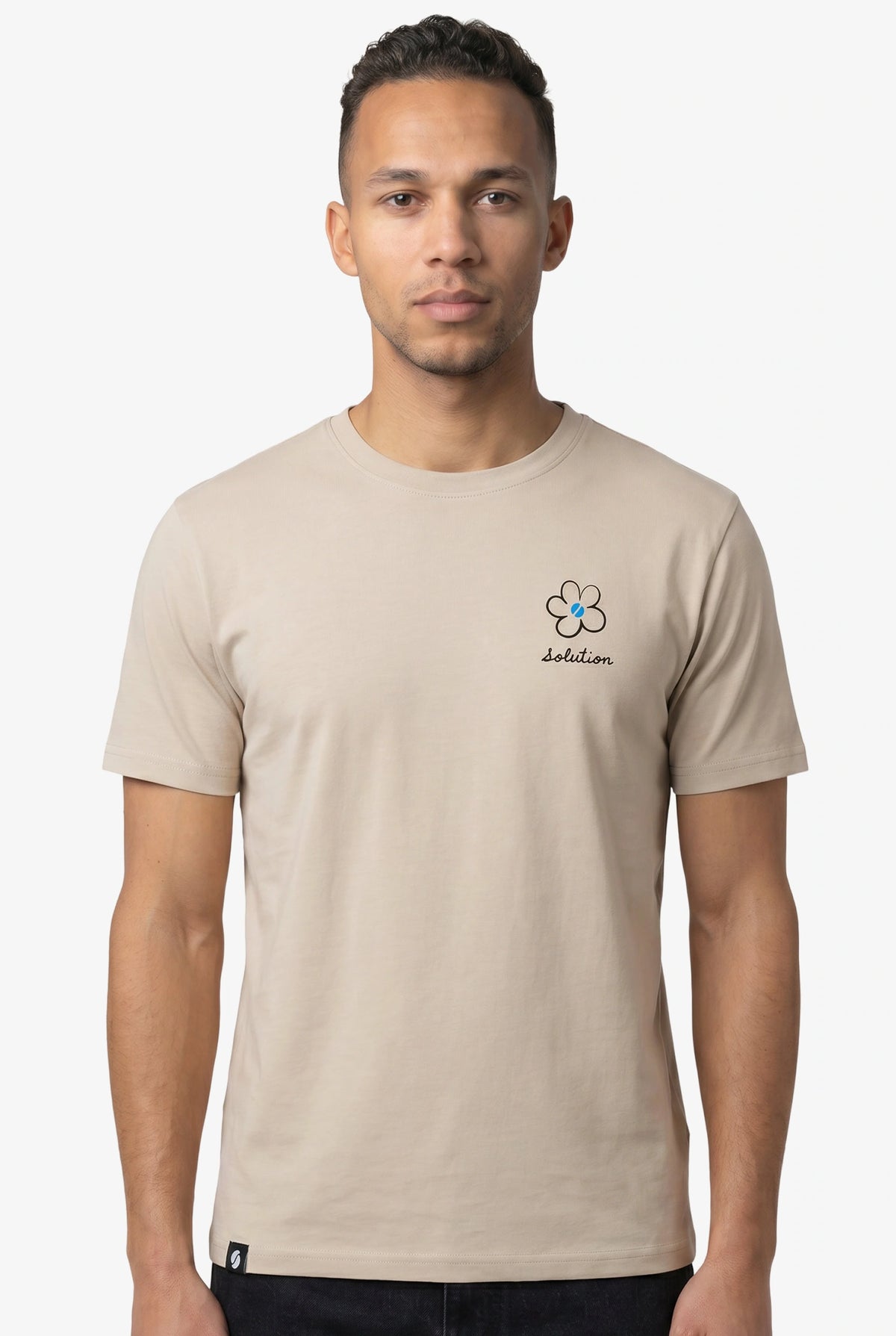 Flower T-Shirt Beige