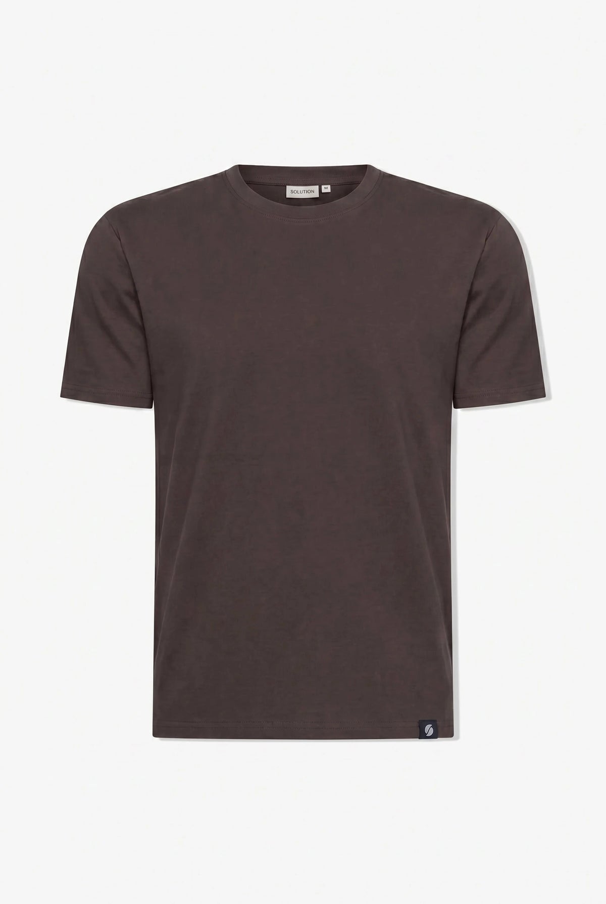 Alpha Basic T-Shirt Regular Fit Dark Brown
