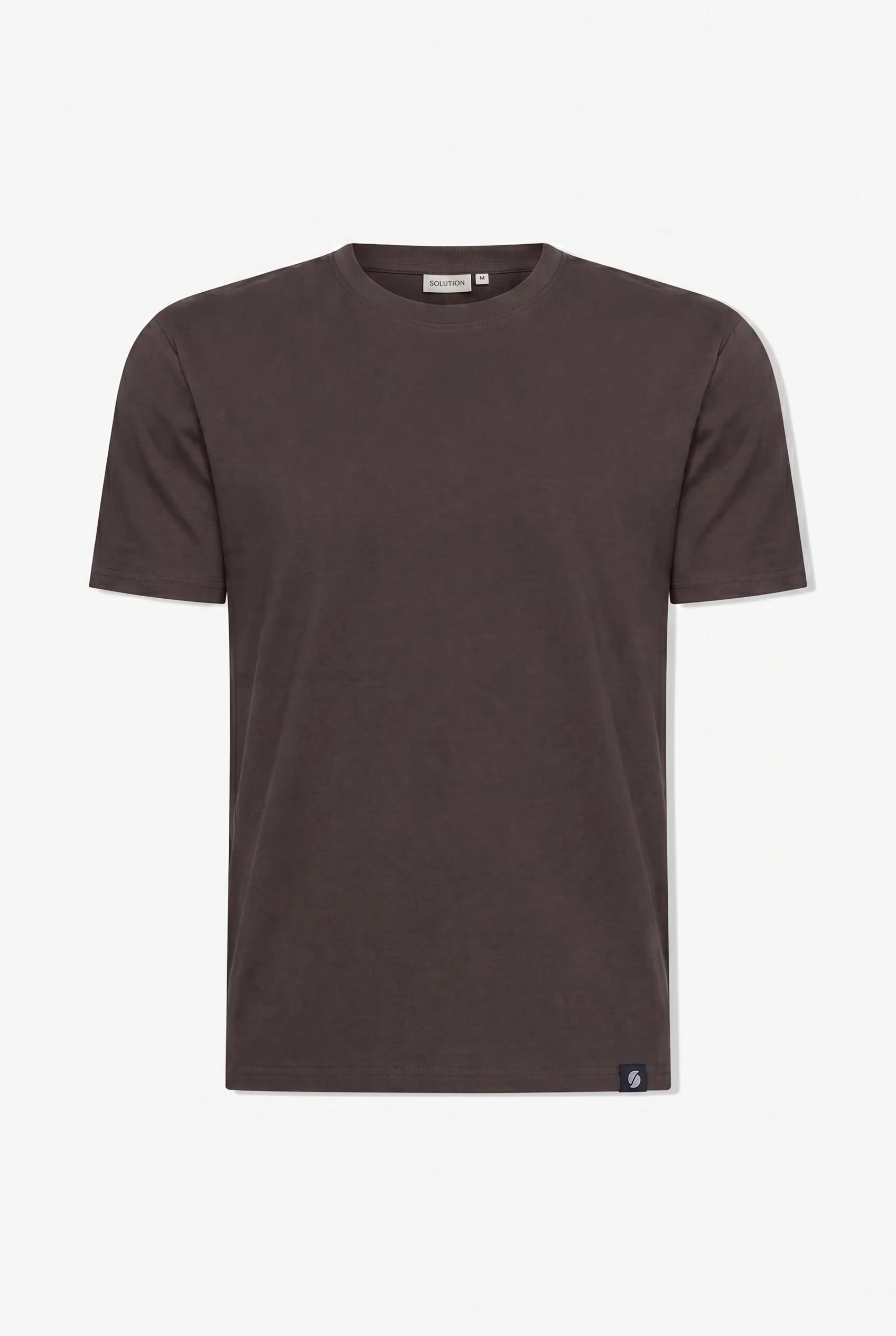 Alpha Basic T-Shirt Regular Fit Dark Brown