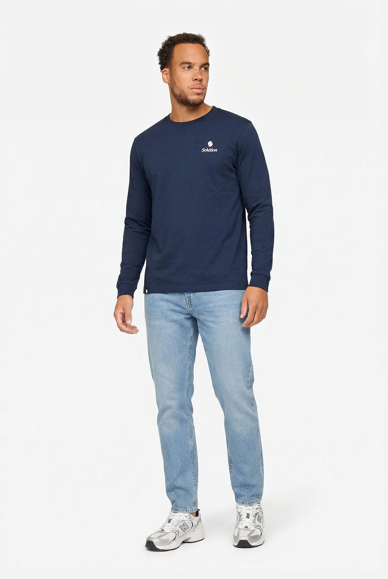 Creative Longsleeve T-Shirt Navy