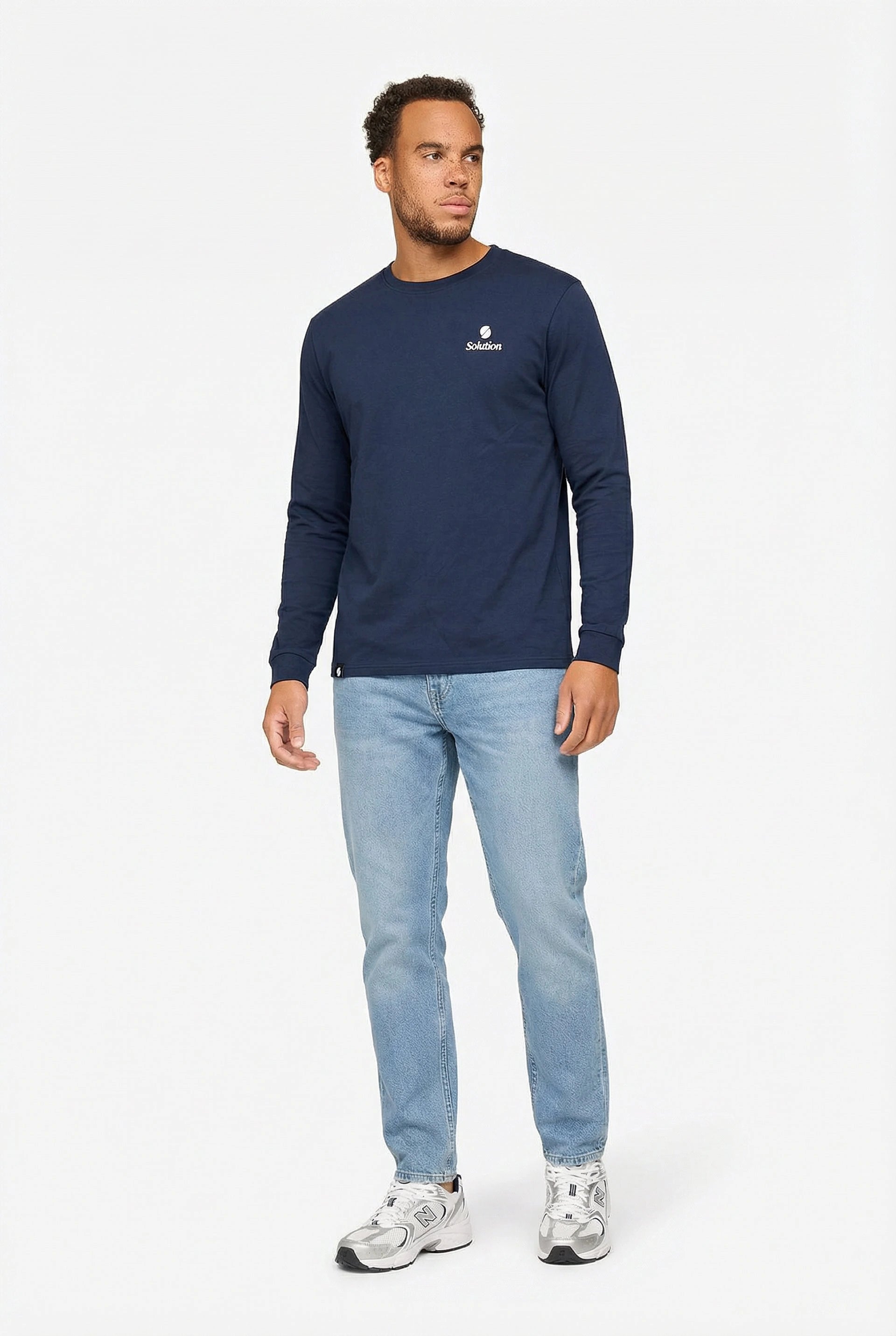 Creative Longsleeve T-Shirt Navy