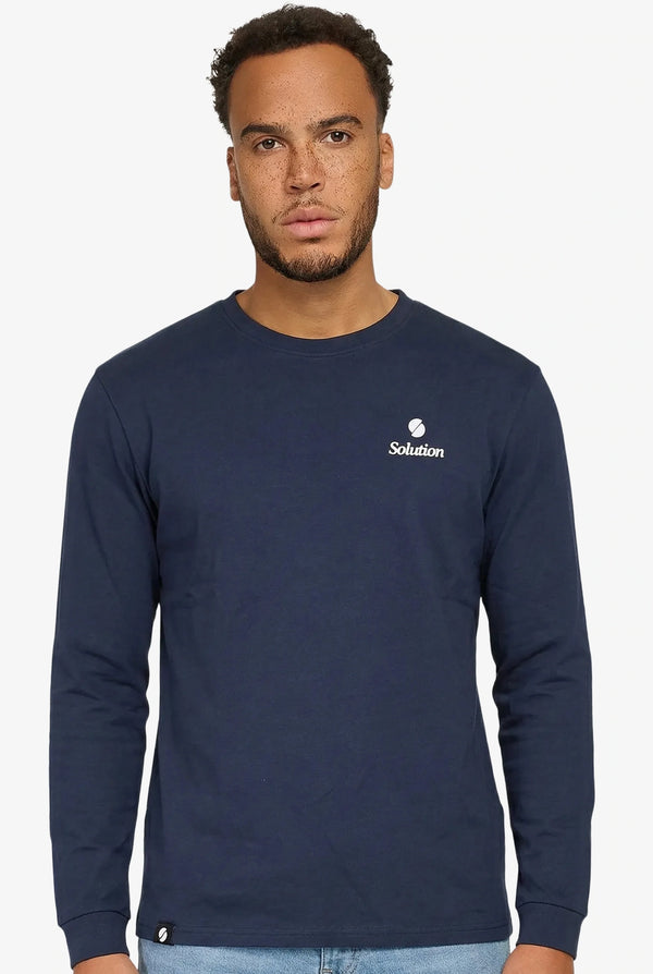 Creative Longsleeve T-Shirt Navy