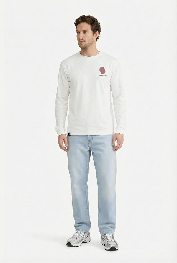 Creative Longsleeve T-Shirt White