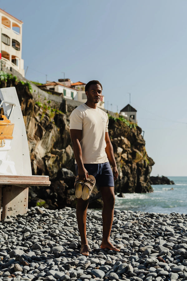 Flower T-Shirt Beige