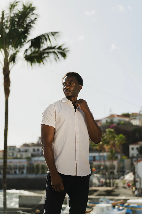 Aura Linnen Shirt Beige