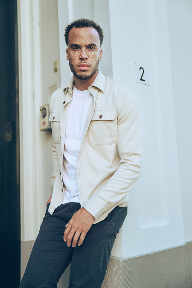 Twist Overshirt Light Beige
