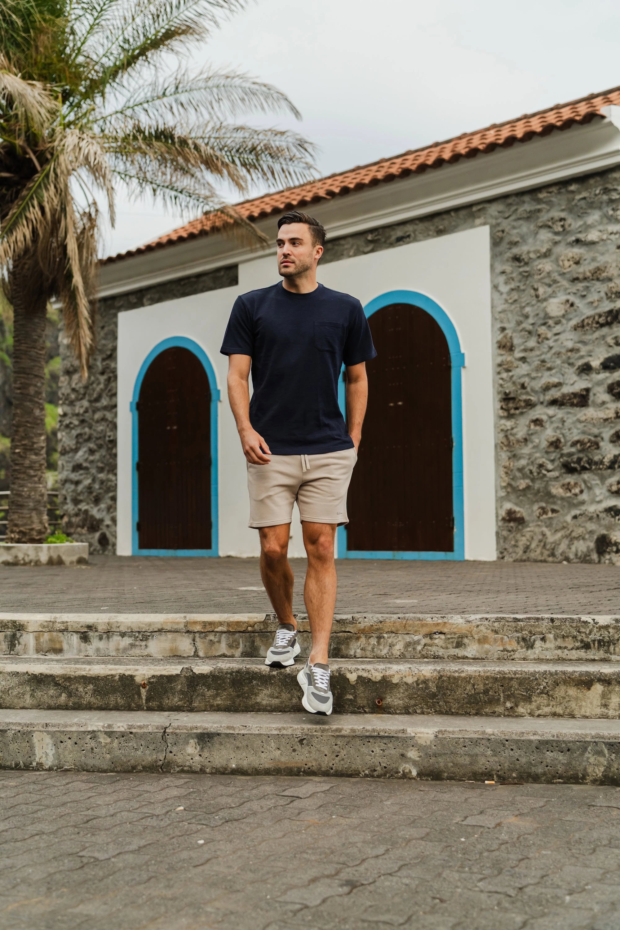 Strata Pocket T-Shirt Navy