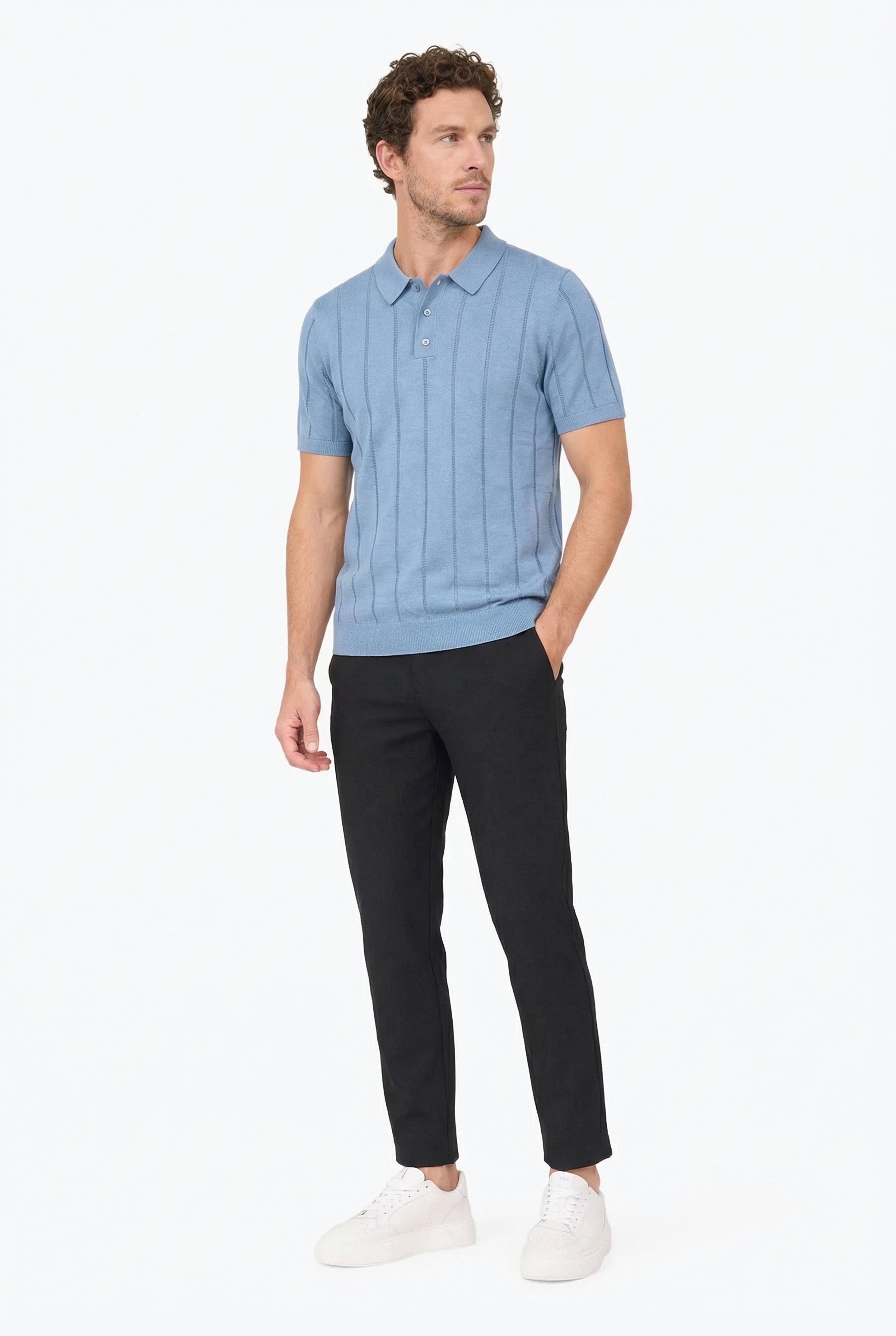 Edge Polo Light Blue