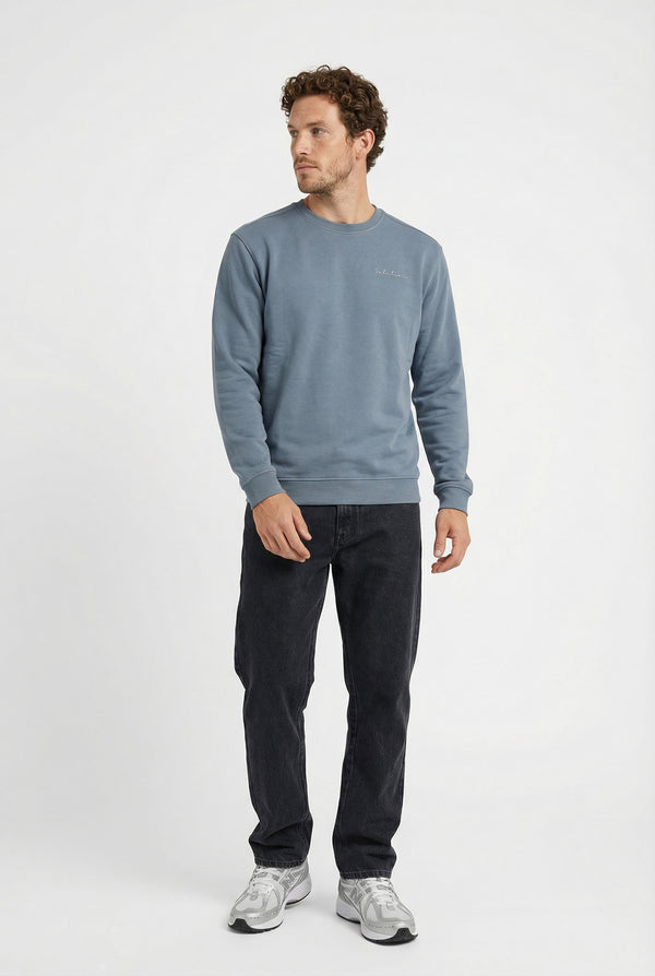 Essential Crewneck Sweater Raf Blue