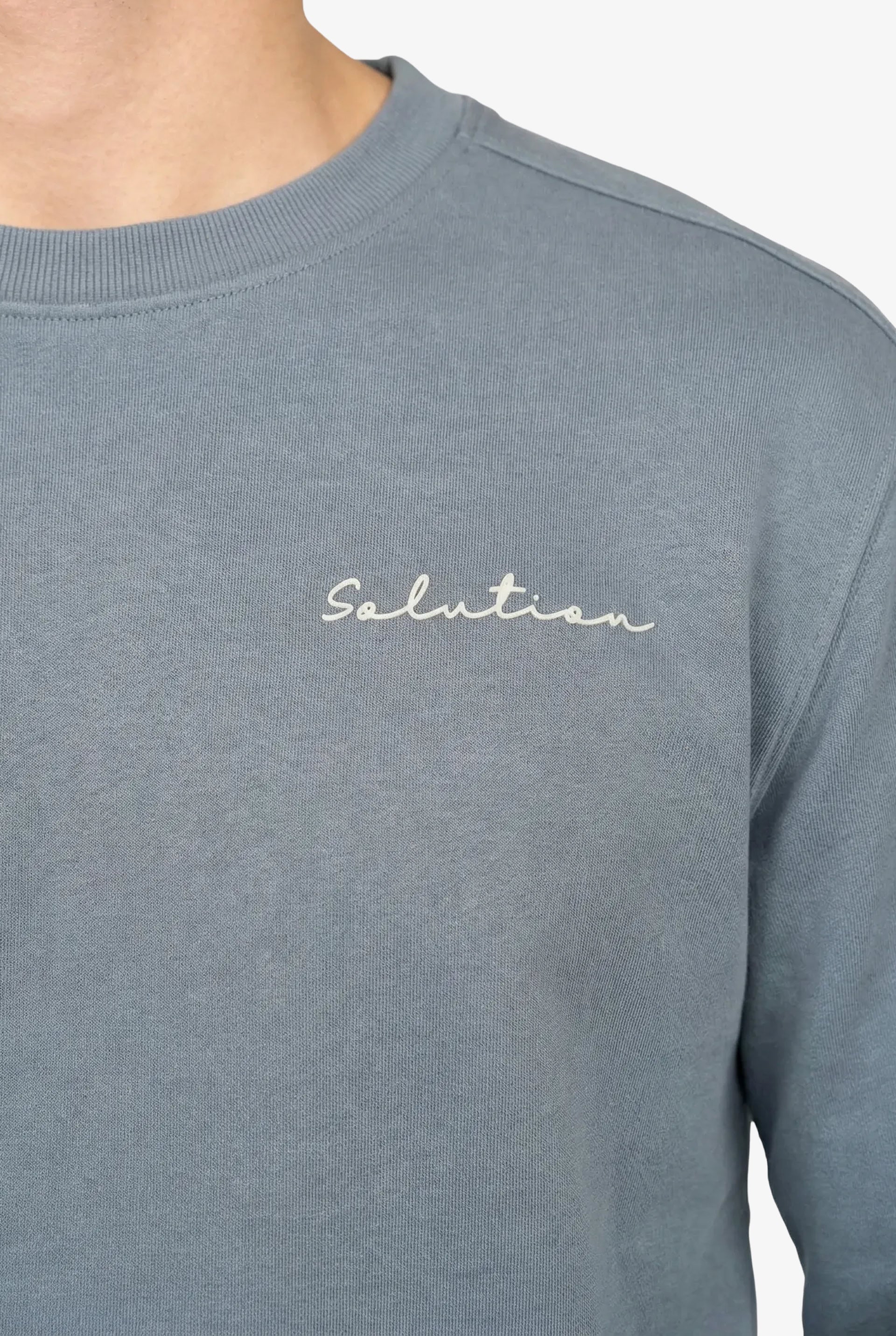 Essential Crewneck Sweater Raf Blue