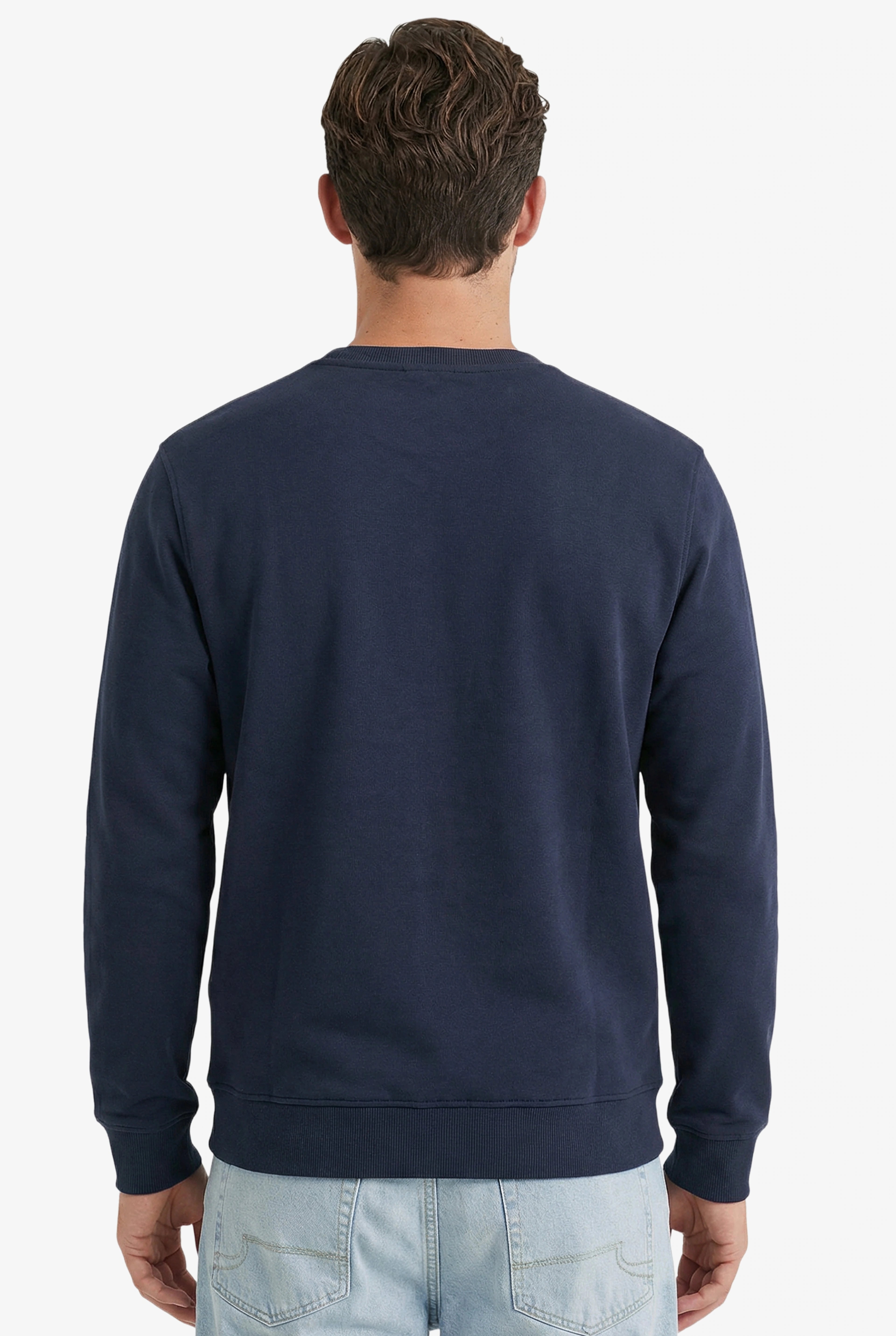 Essential Crewneck Sweater Navy