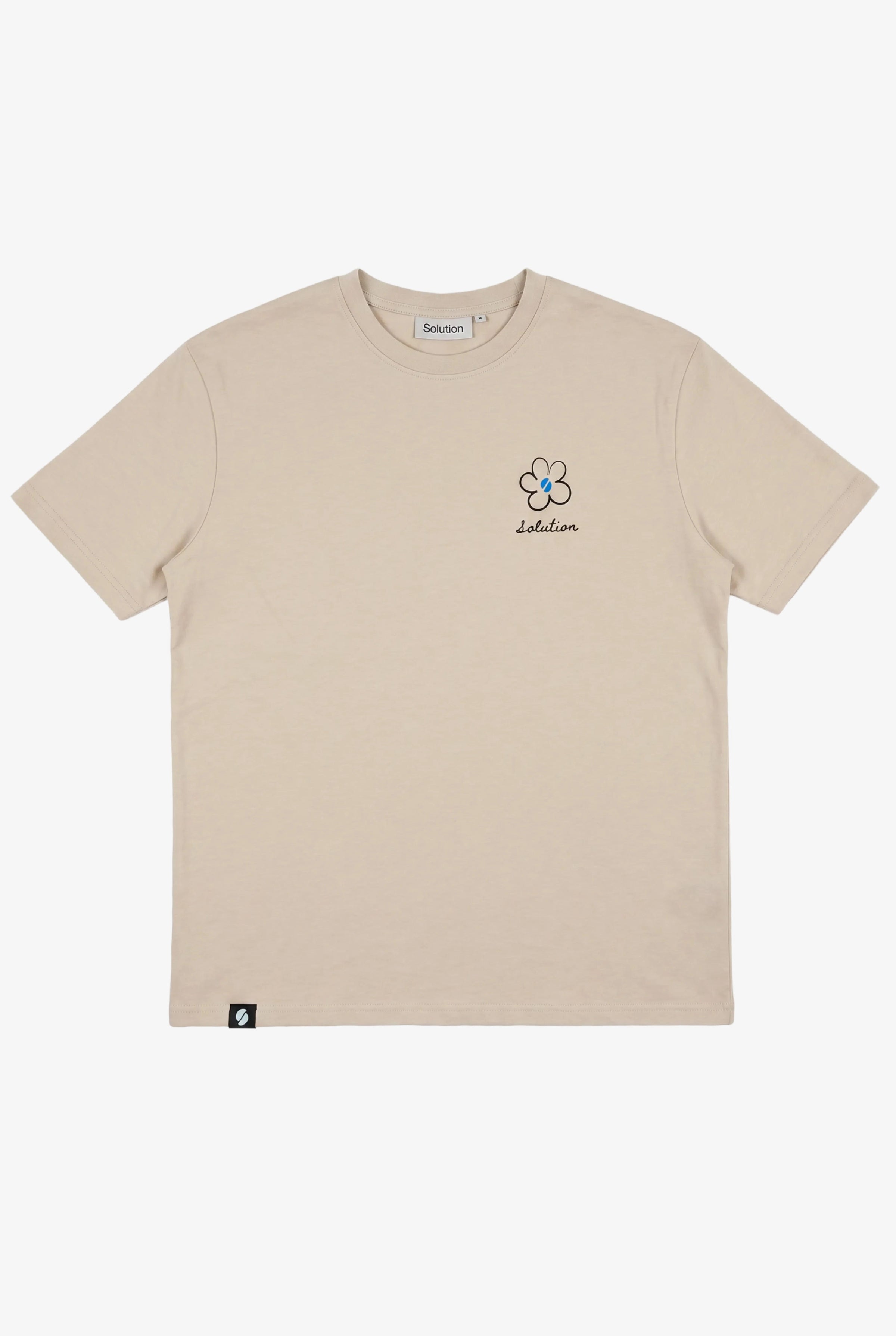 Flower T-Shirt Beige