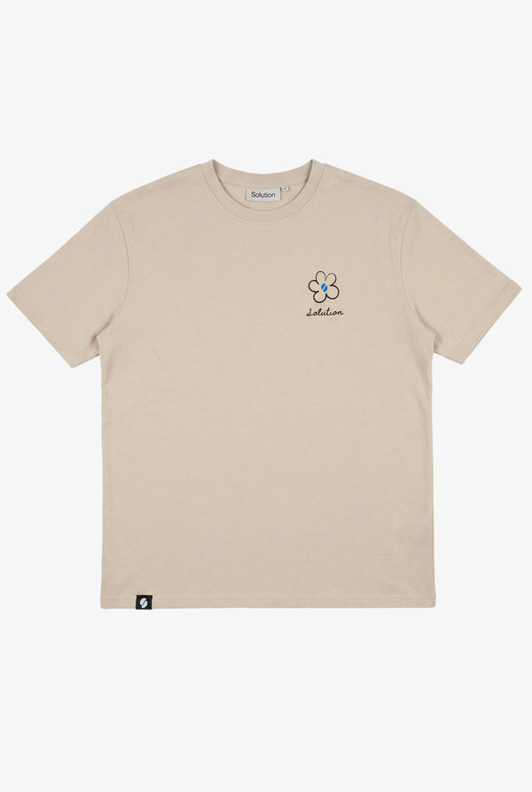 Flower T-Shirt Beige