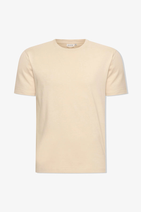 Alpha Basic T-Shirt Regular Fit Beige
