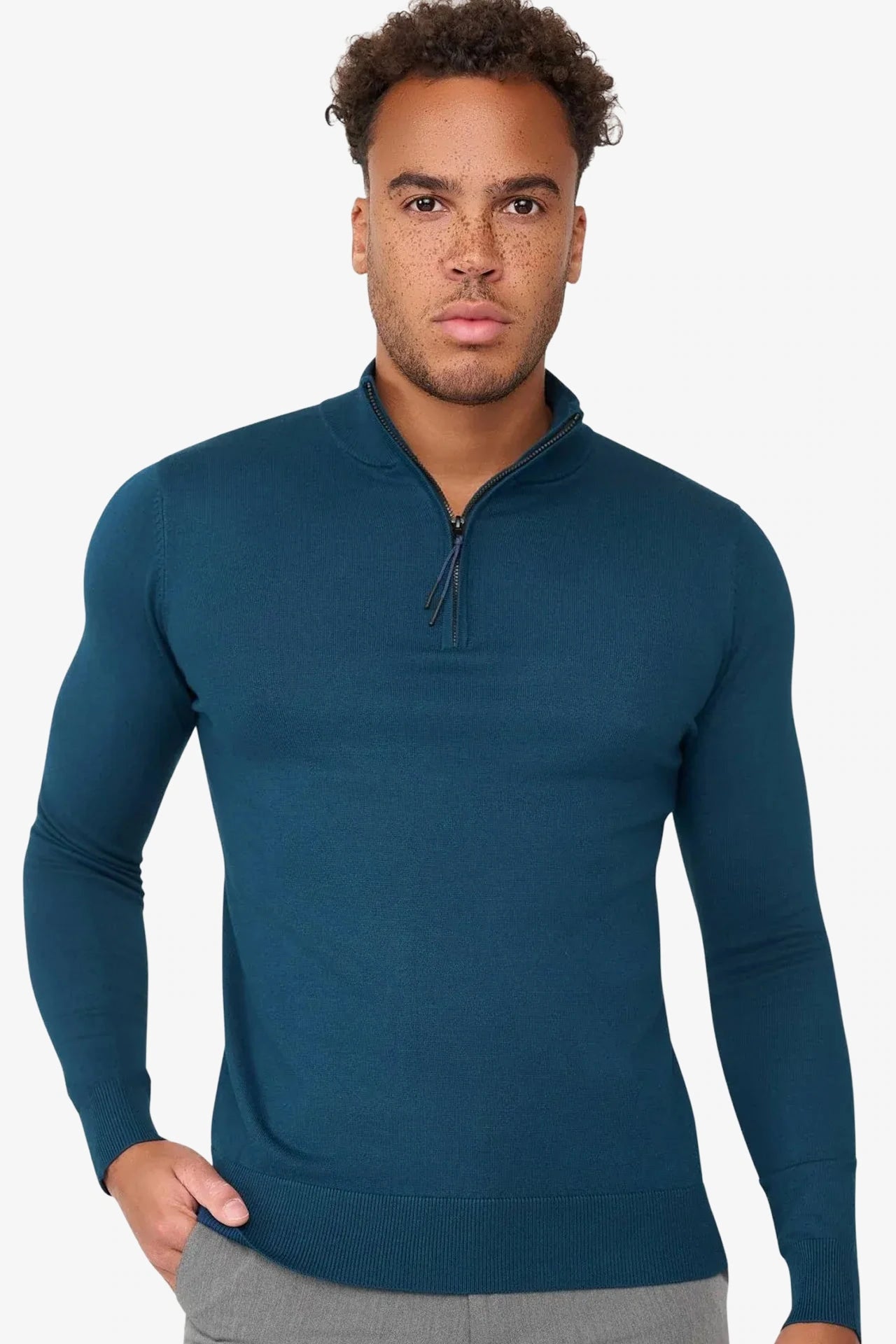 Zipper pullover Simon Navy