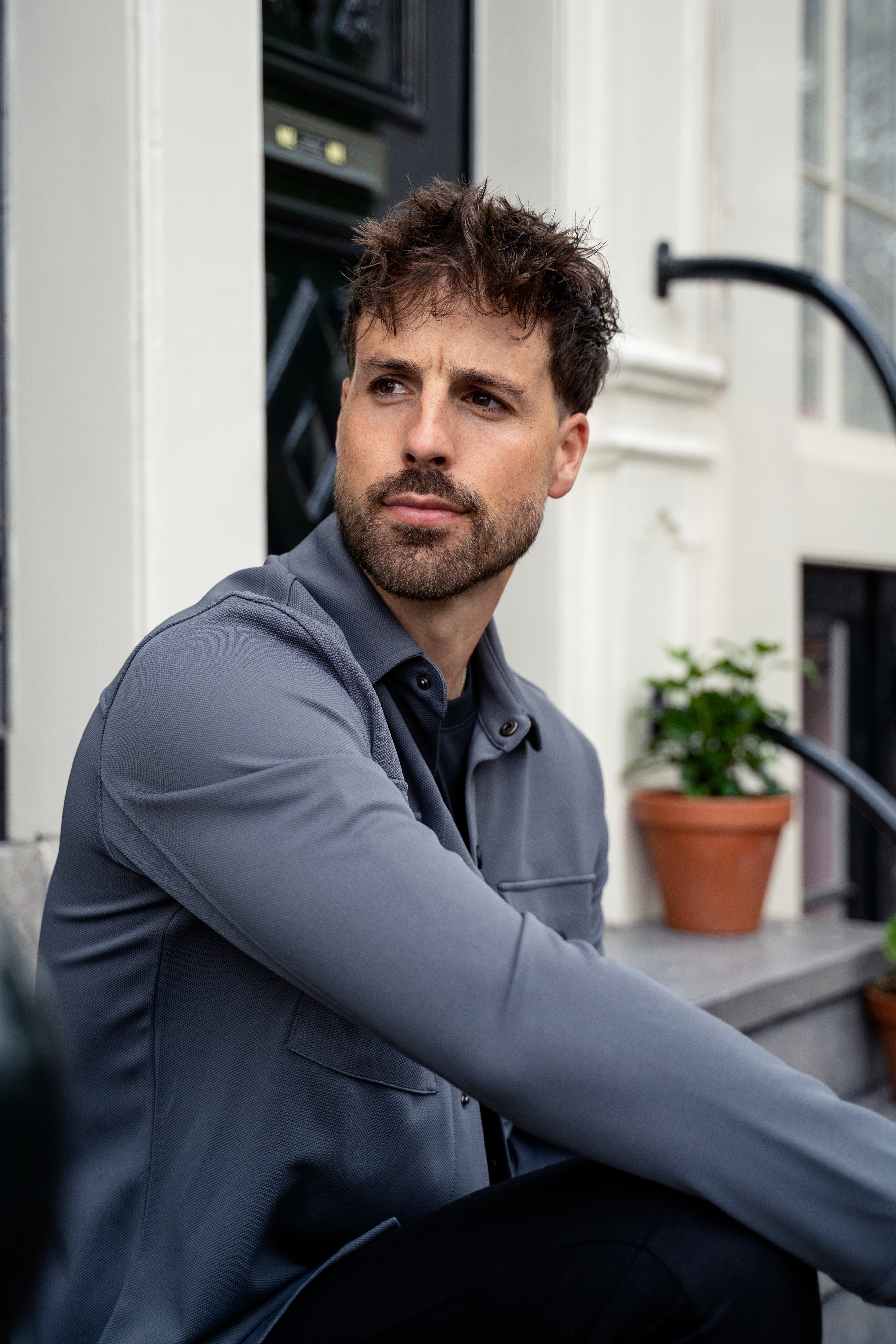 Aspect Overshirt Antraciet