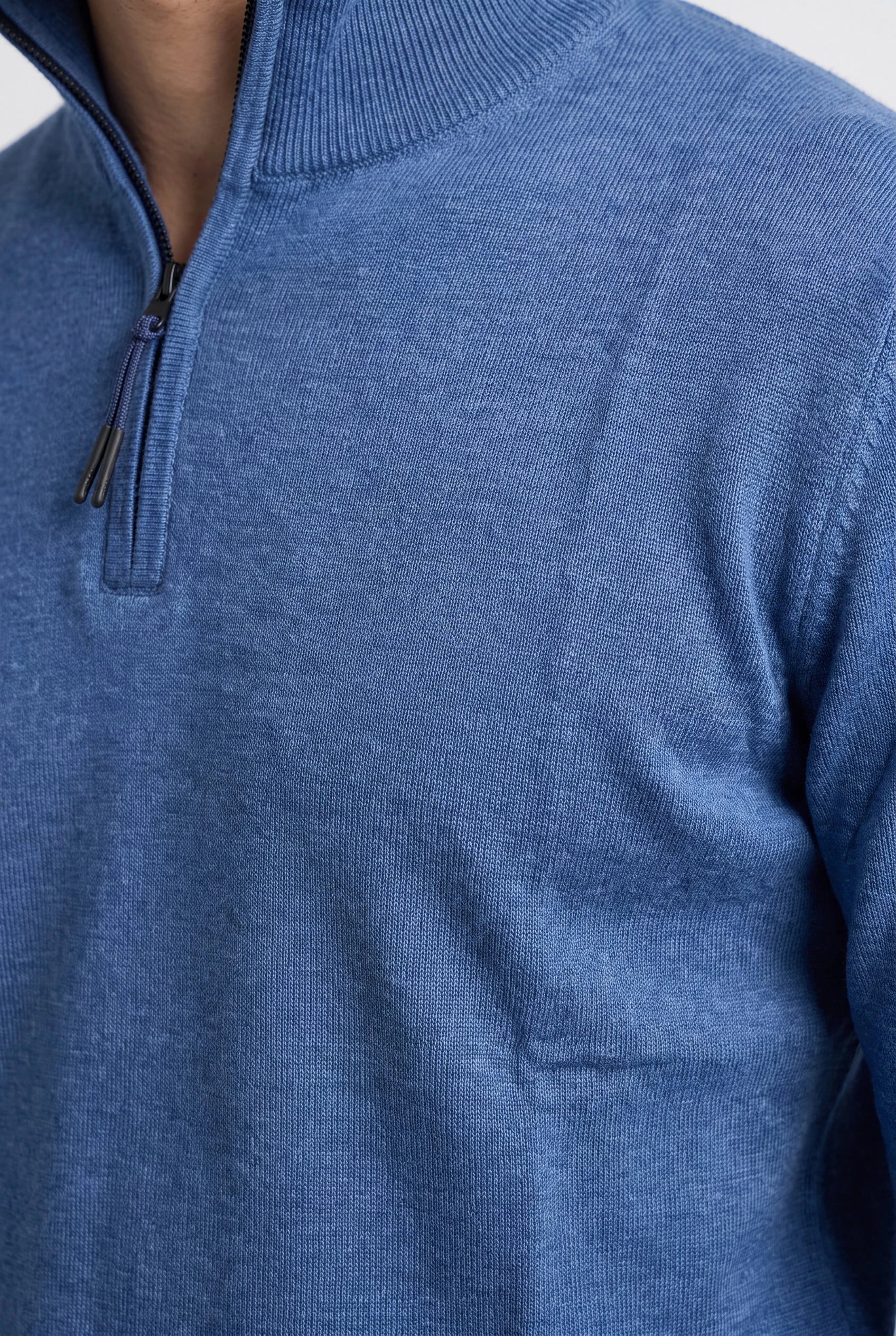 Zipper pullover Simon Indigo Blue