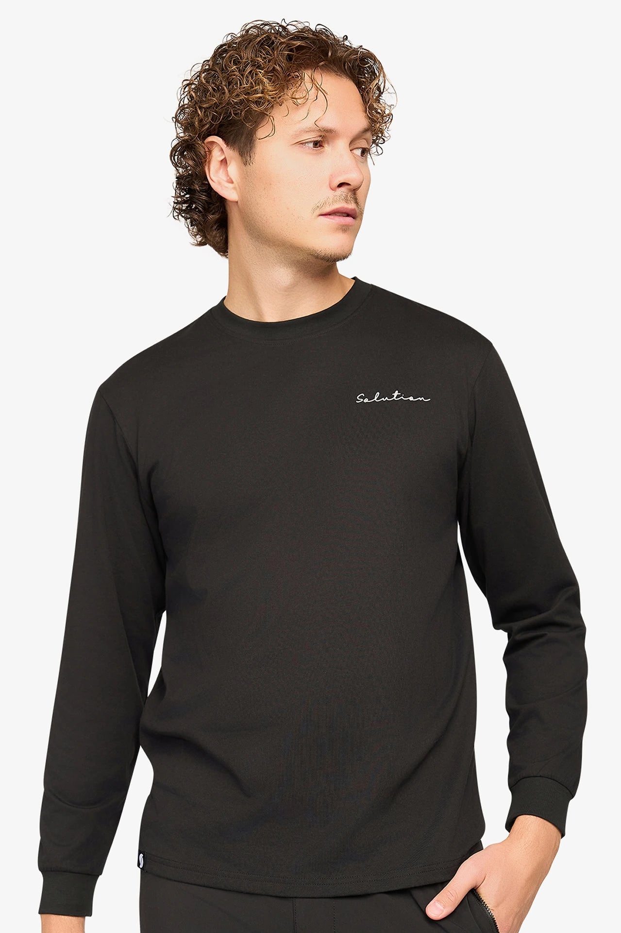 Essential Longsleeve T-Shirt Black