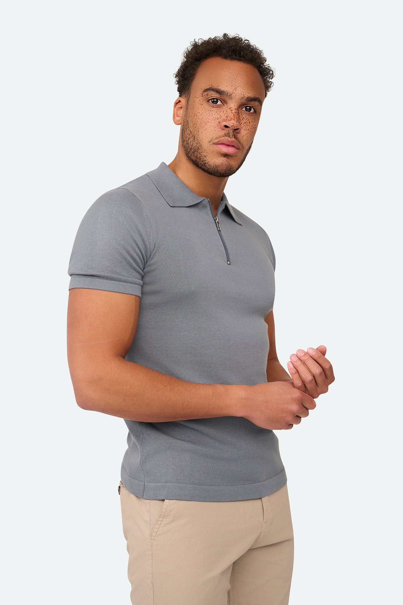 Polo Zipper Raf Blue