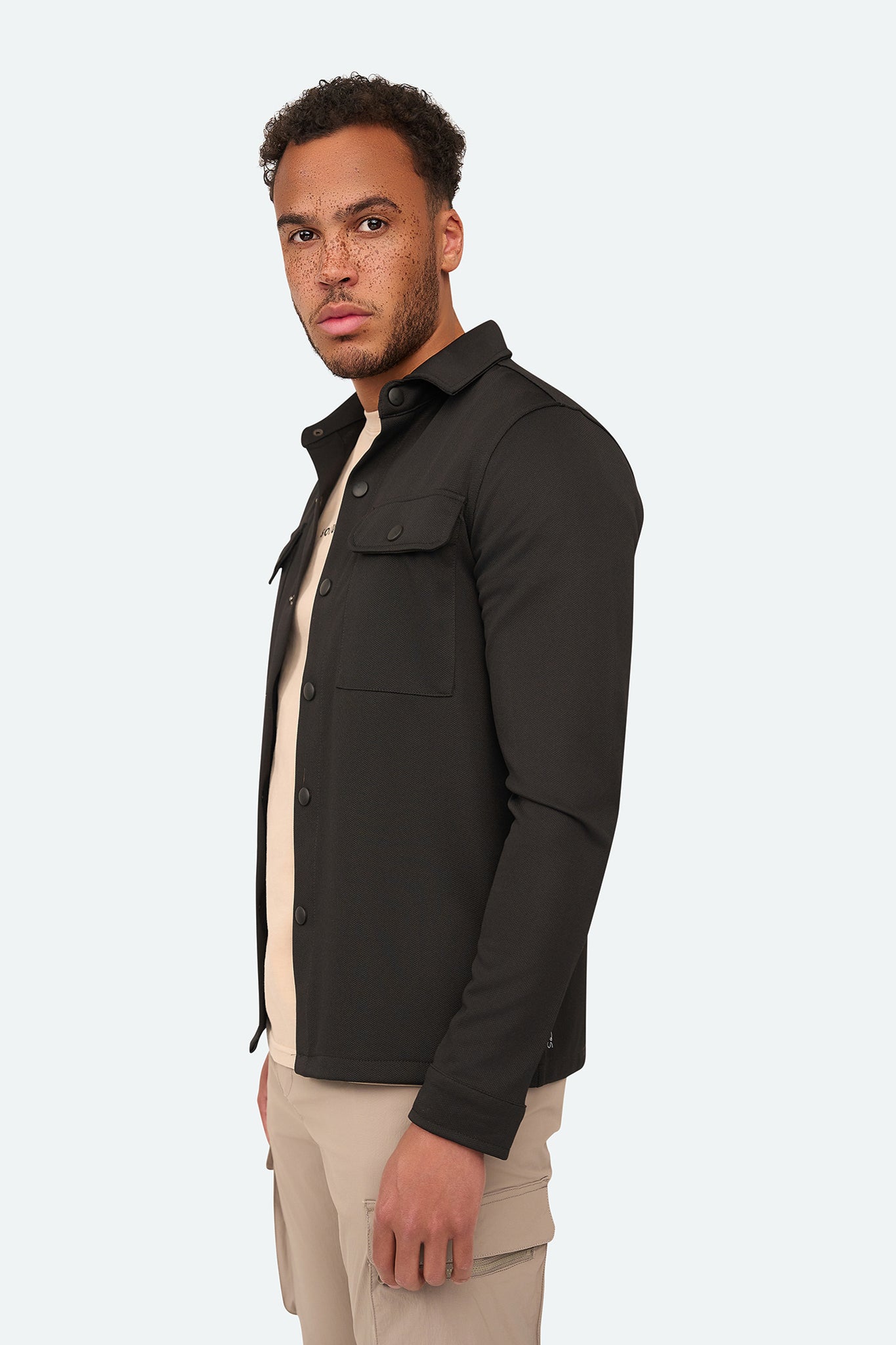 Aspect Overshirt Black