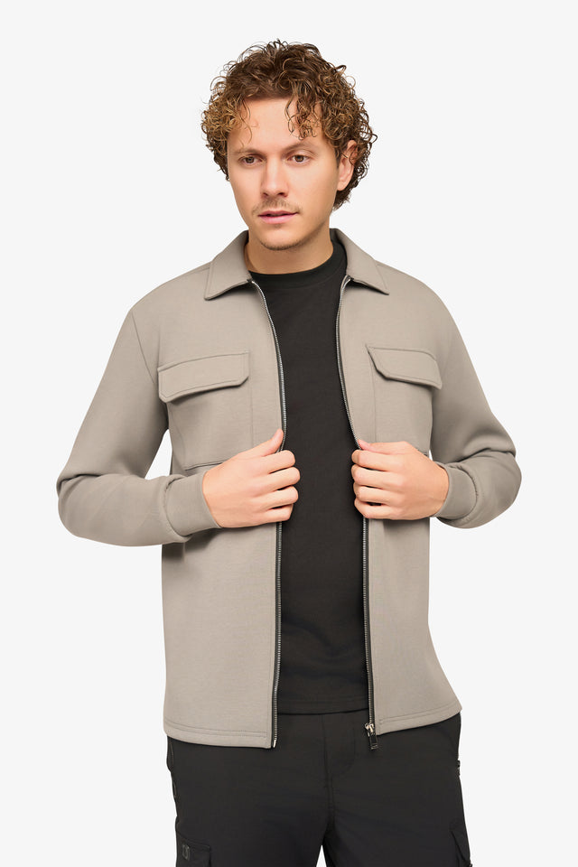 Craft Zipper Overshirt Grey
