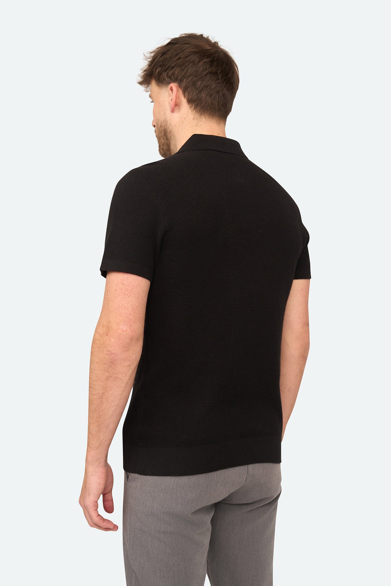 Waffle Polo Zenith Black