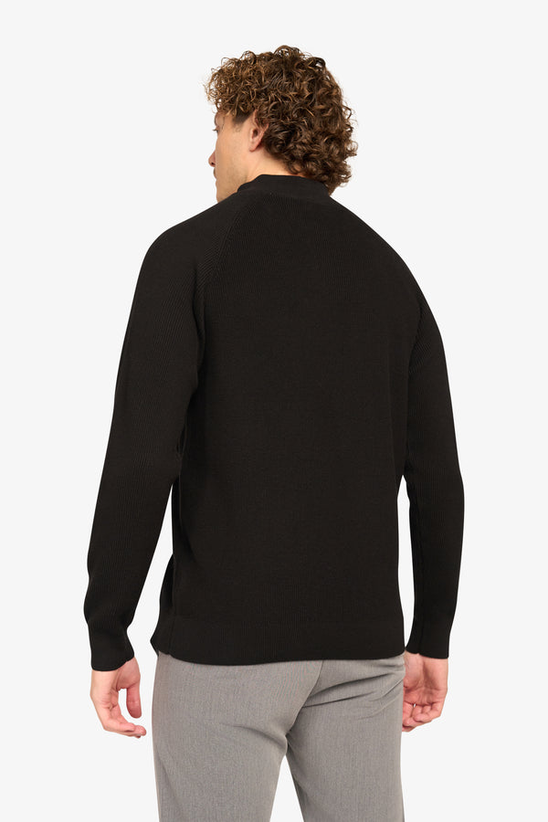 Vantage Zipper Pullover Black