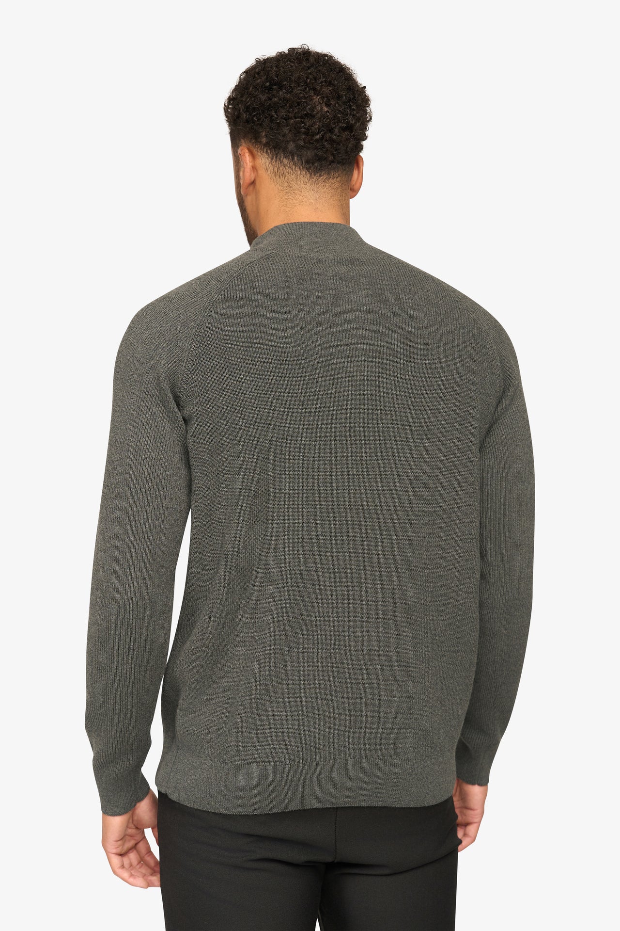 Vantage Zipper Pullover Antraciet