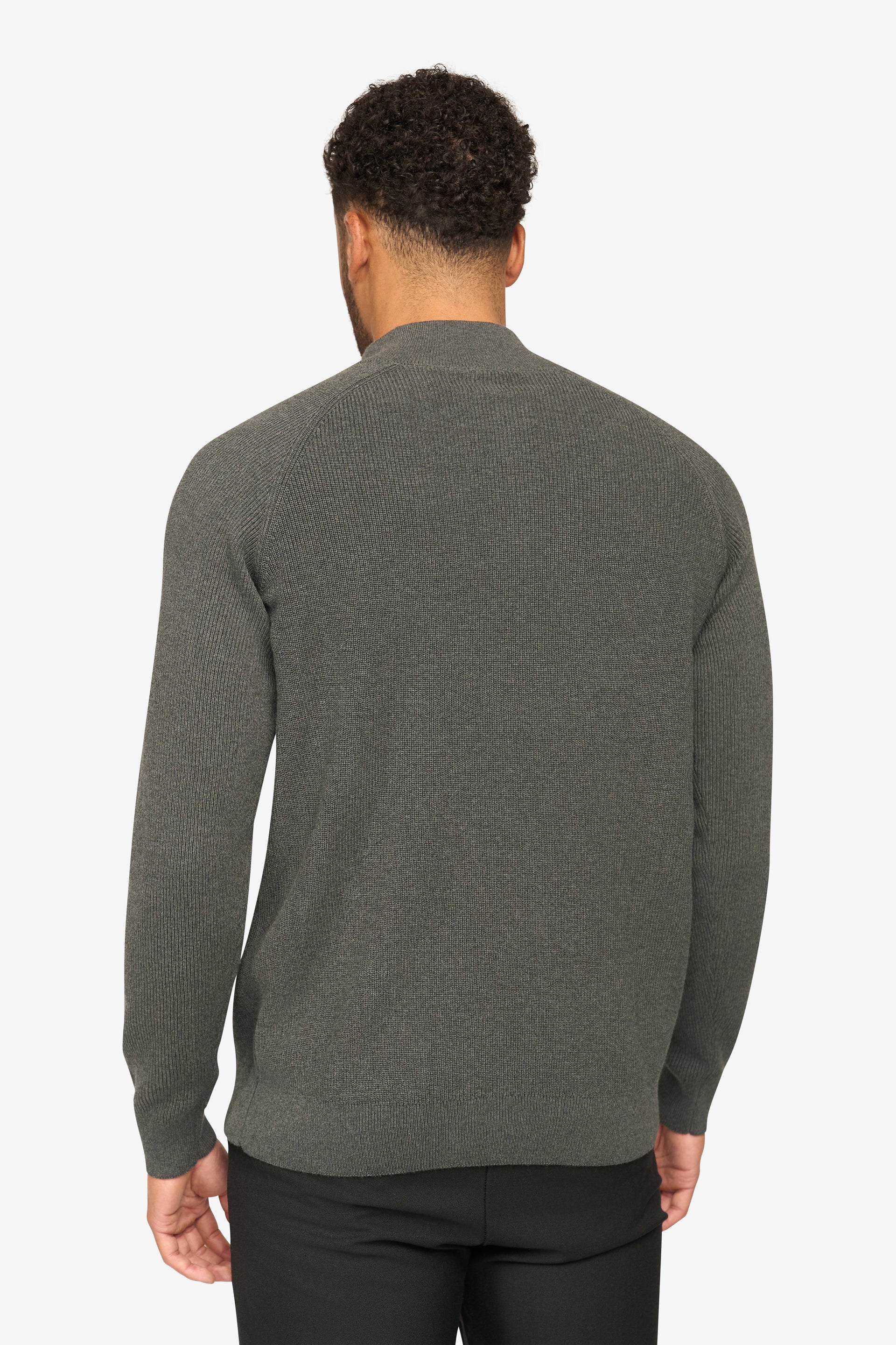 Vantage Zipper Pullover Antraciet