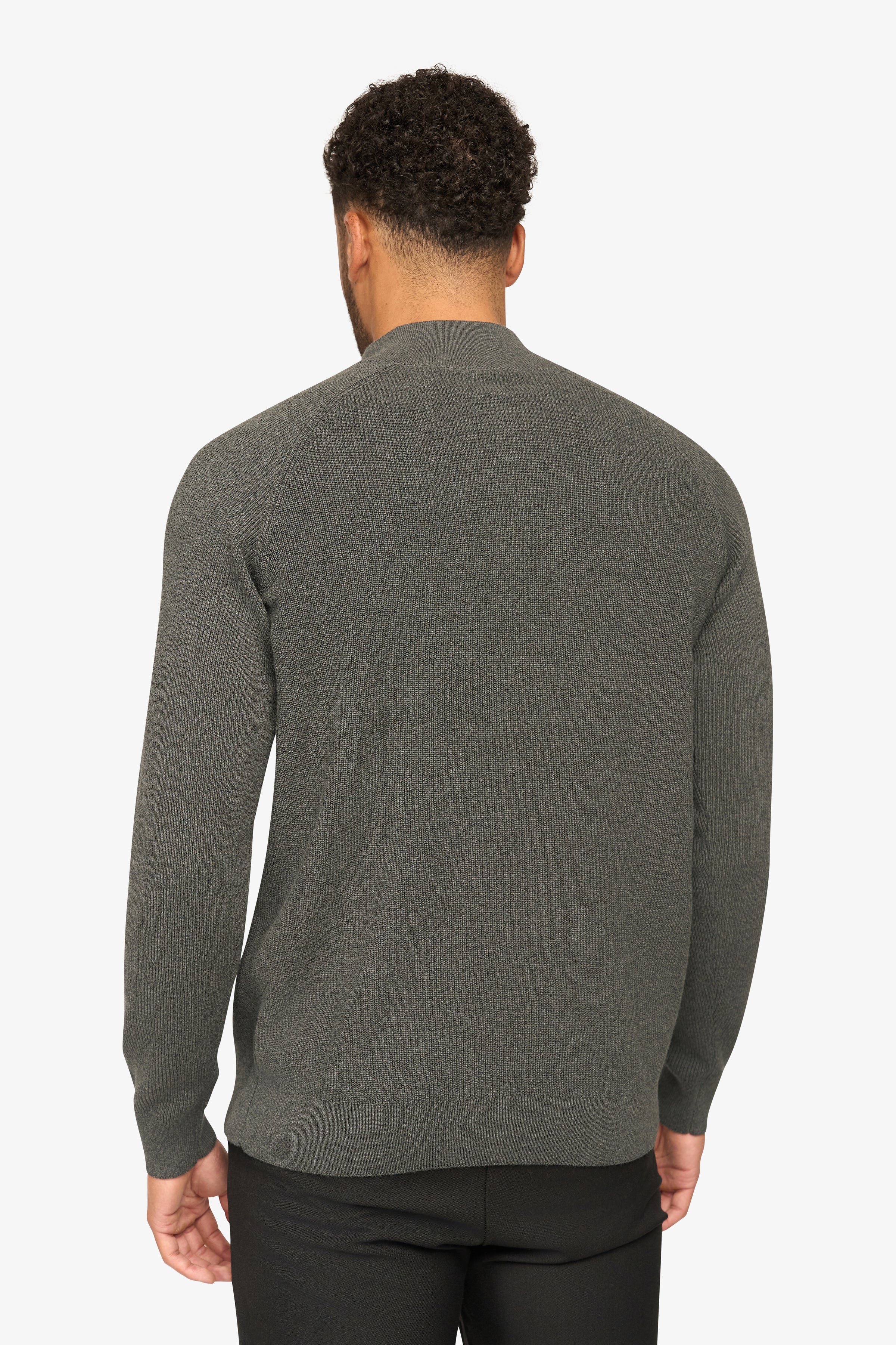 Vantage Zipper Pullover Antraciet