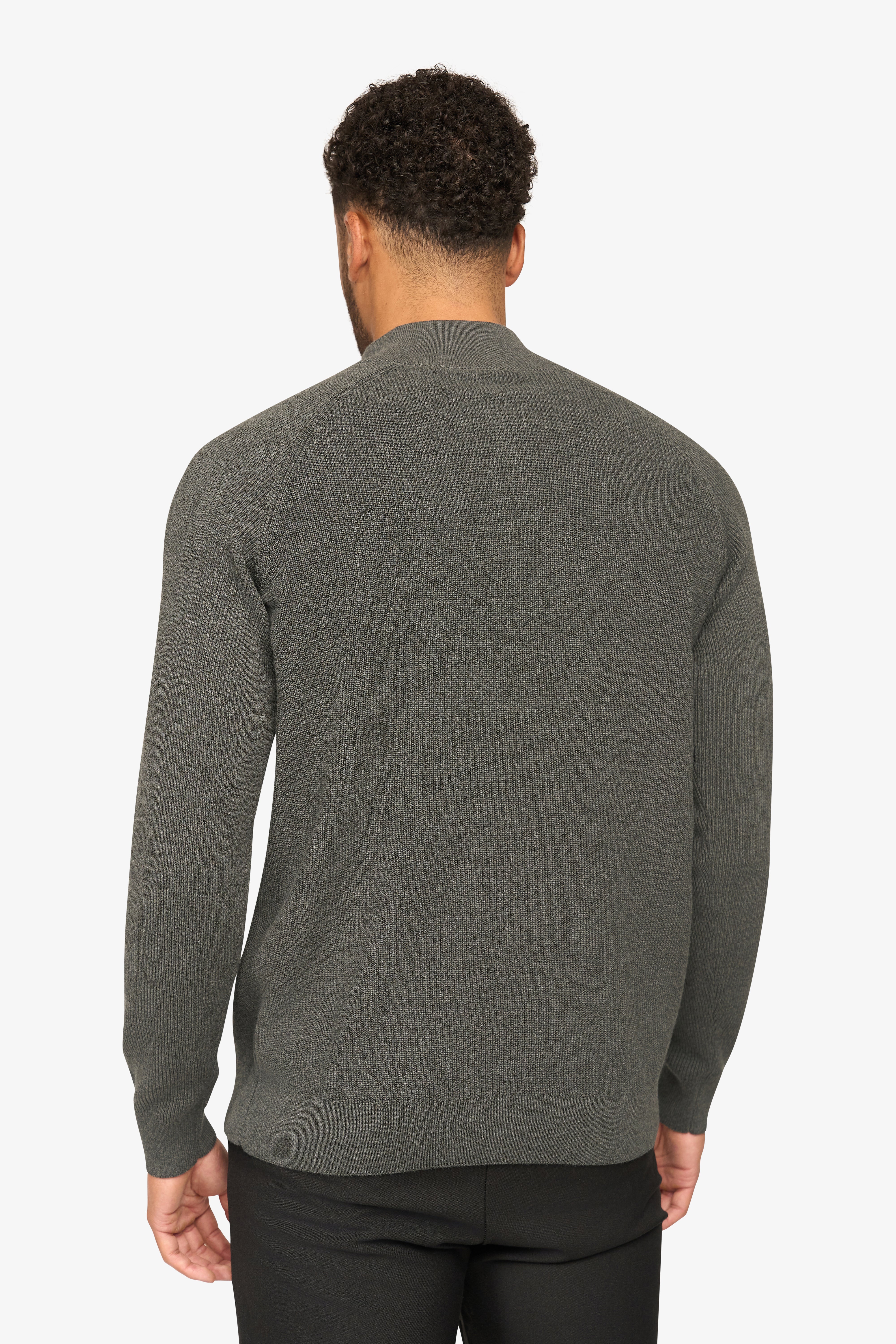 Vantage Zipper Pullover Antraciet