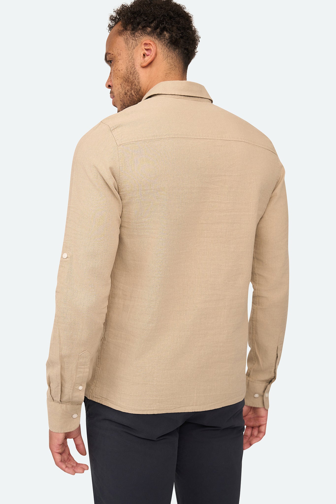 Linnen shirt Lean Taupe