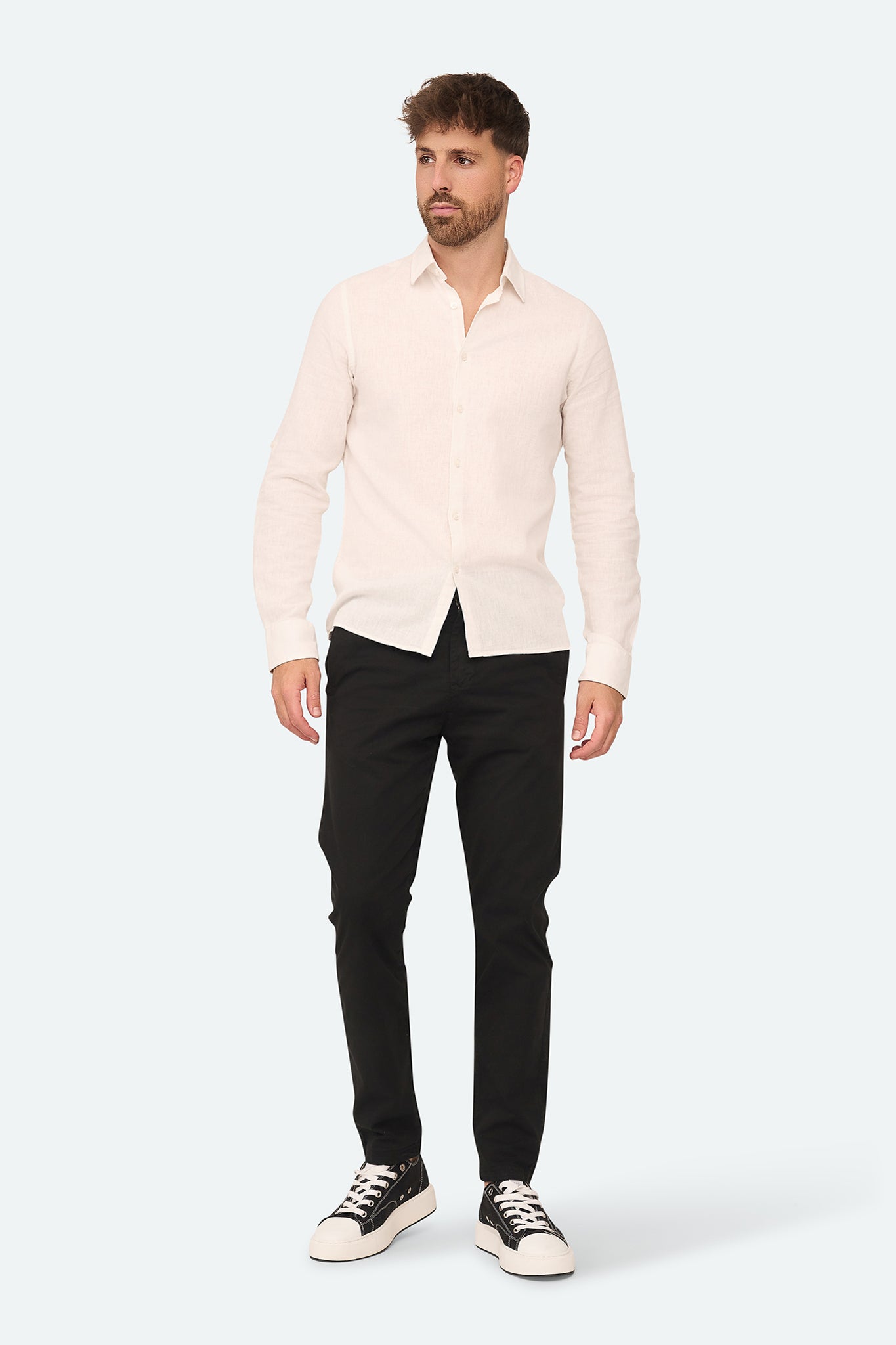 Linnen shirt Lean White