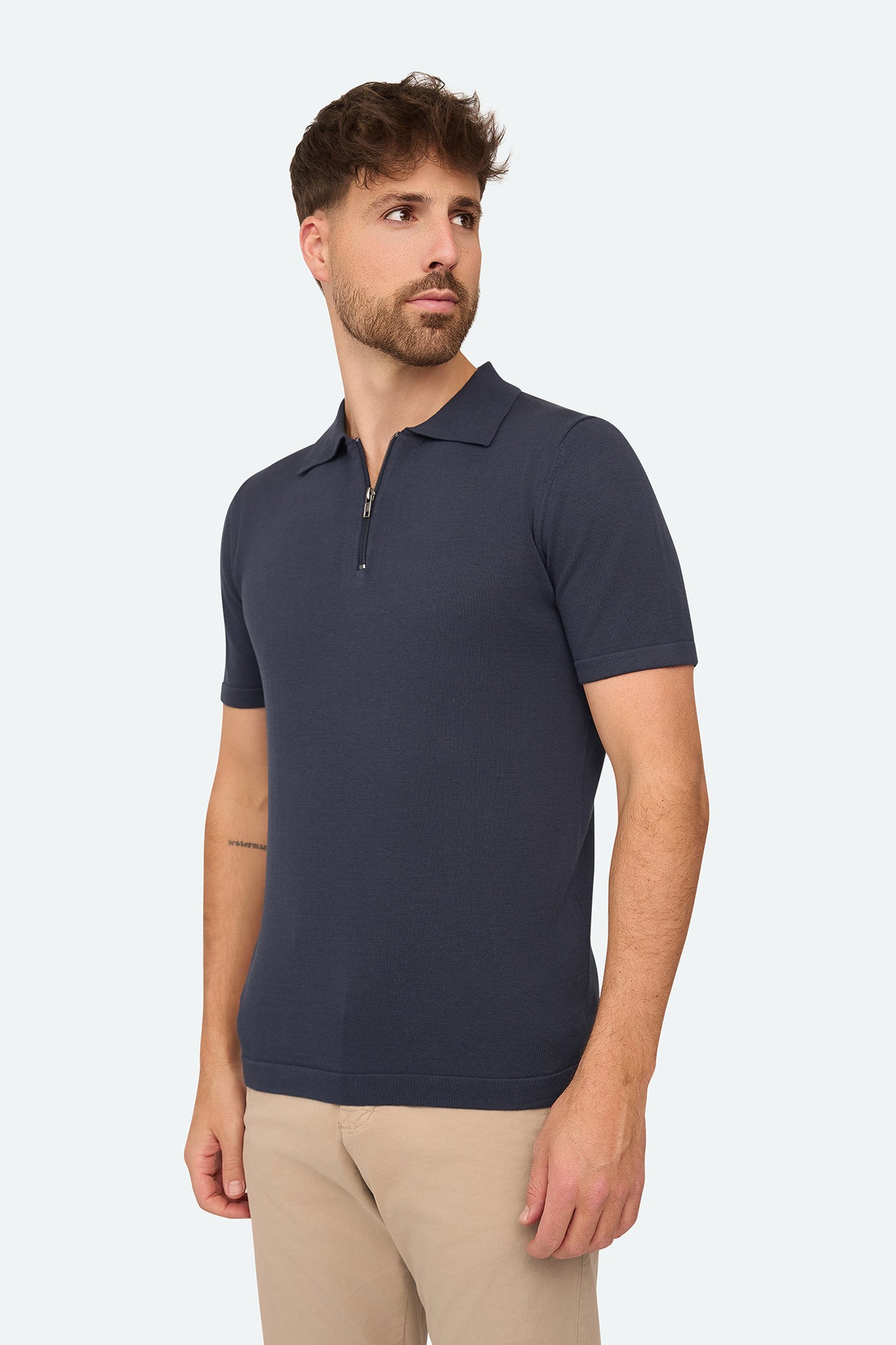 Polo Zipper Navy