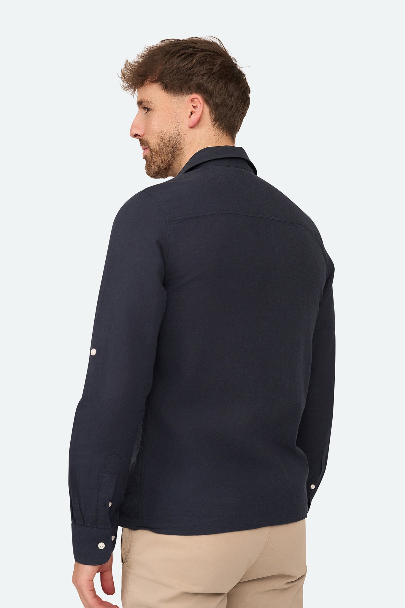 Linnen shirt Lean Navy