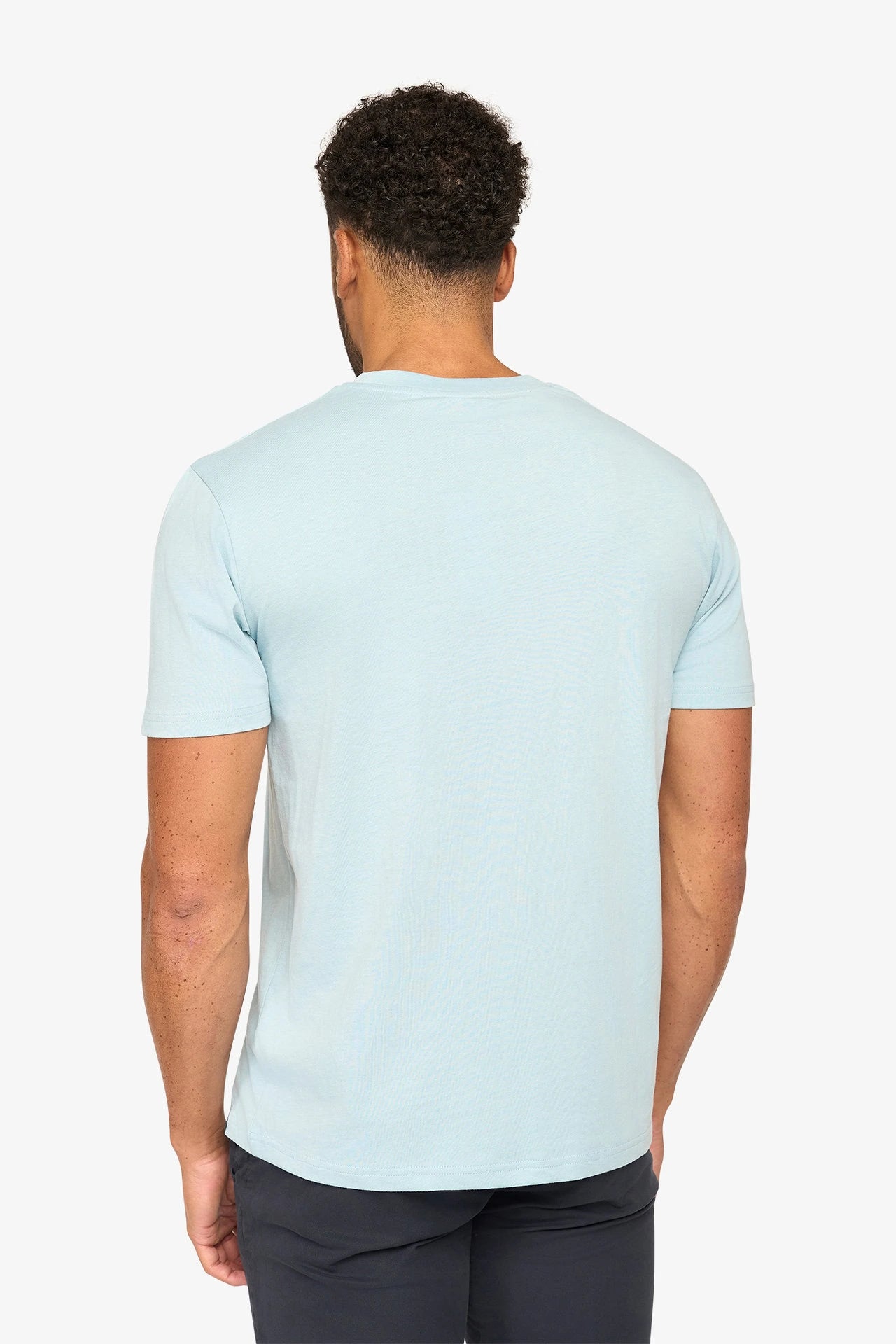 Alpha Basic T-Shirt Regular Fit Pacific Blue