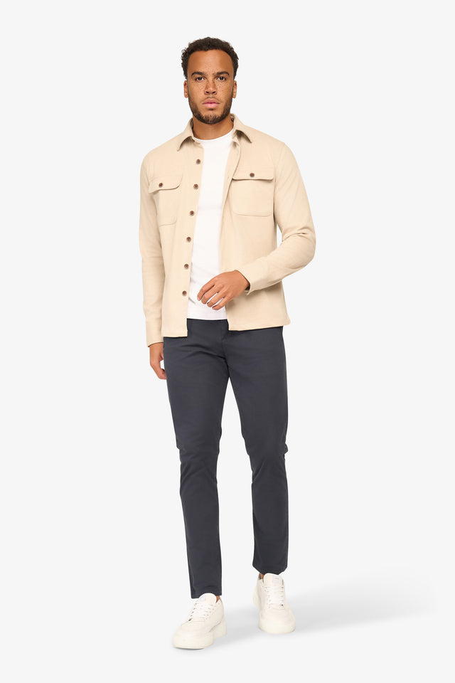 Twist Overshirt Light Beige