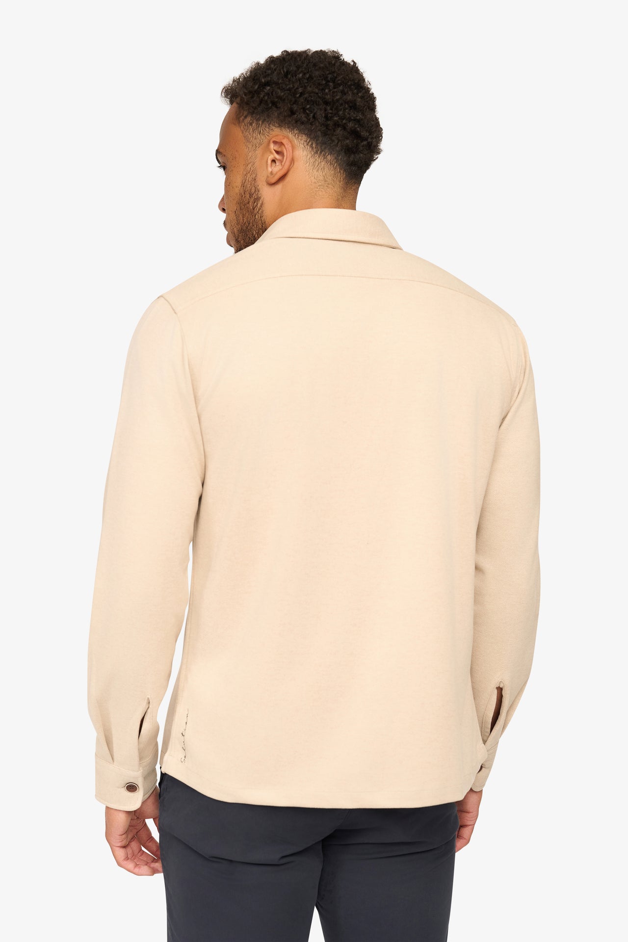 Twist Overshirt Light Beige