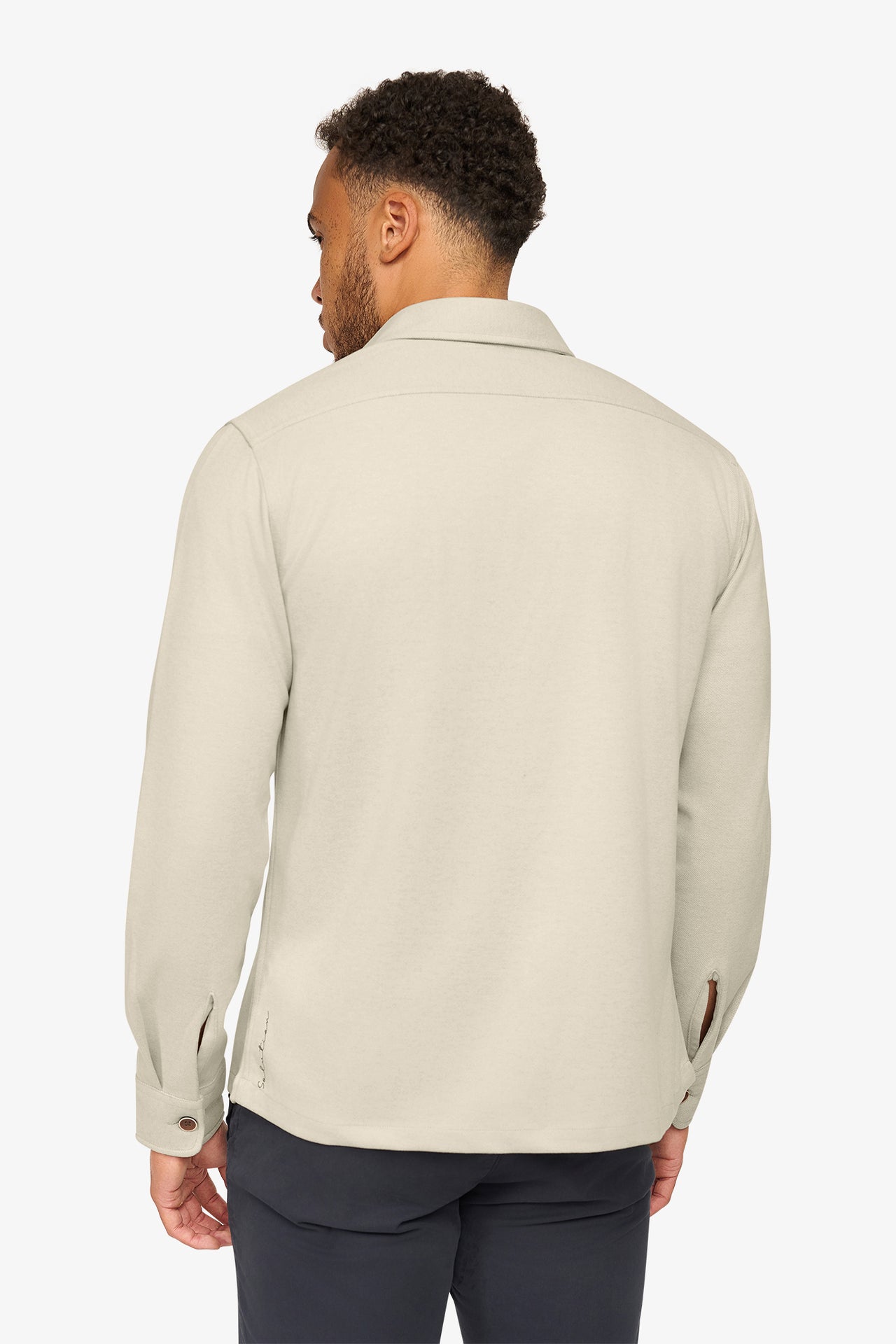 Twist Overshirt Light Beige
