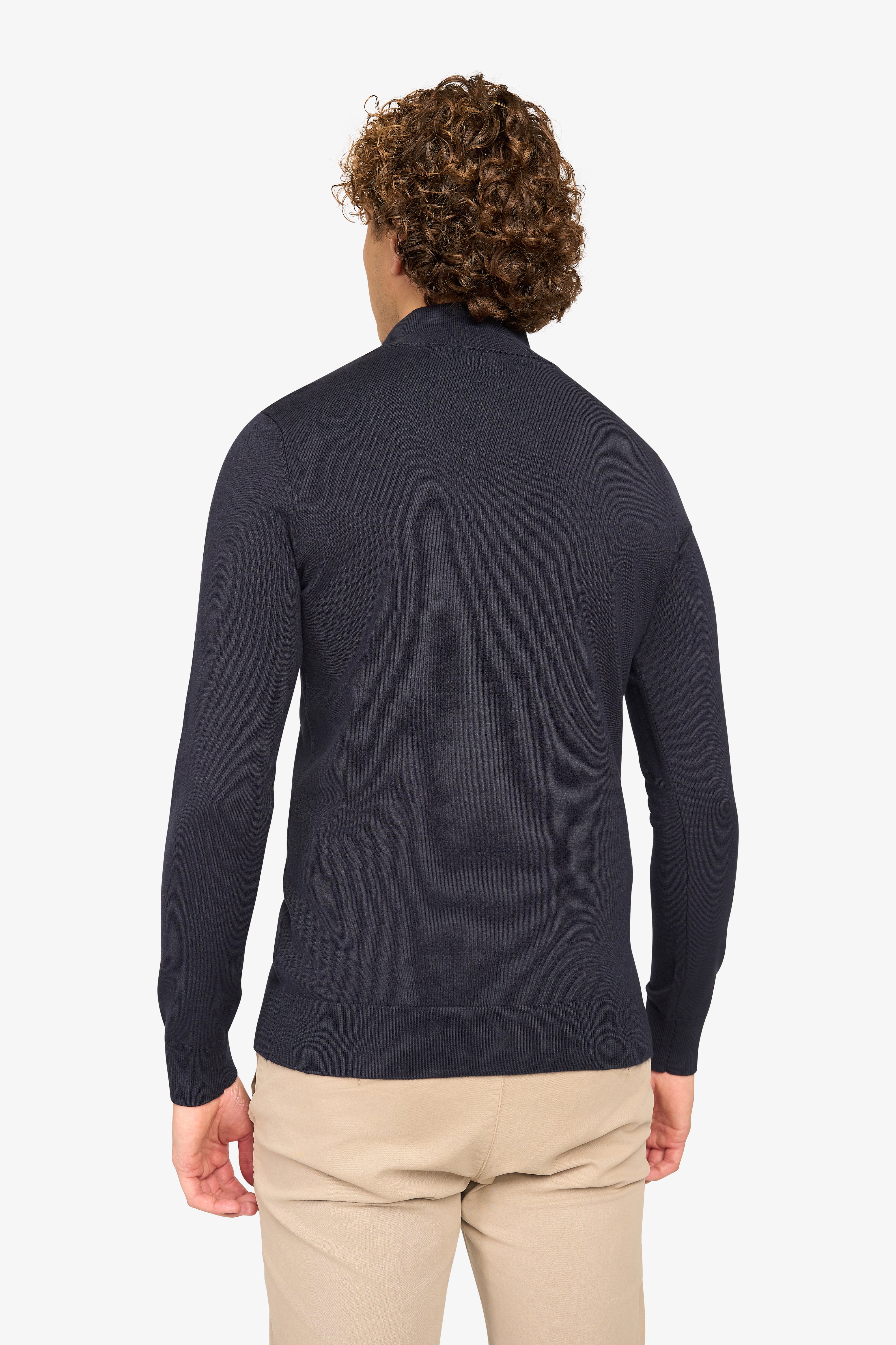 Zipper pullover Simon Dark Navy