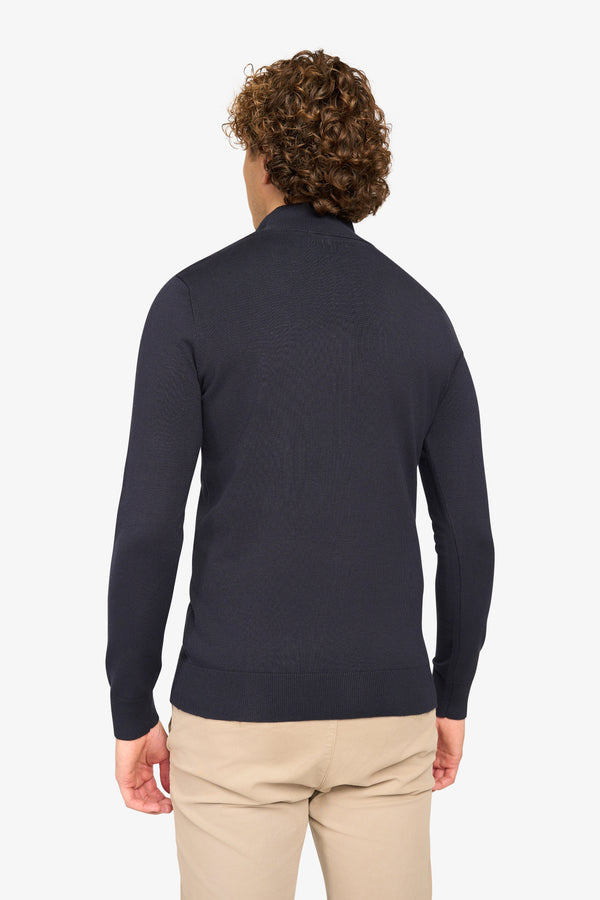 Zipper pullover Simon Dark Navy