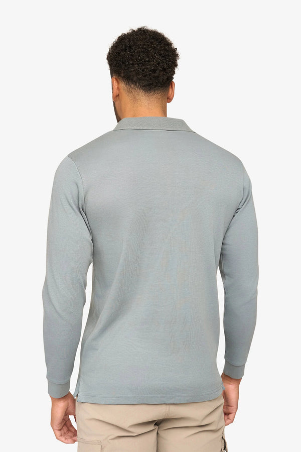 Uptown Longsleeve Polo Raf Blue