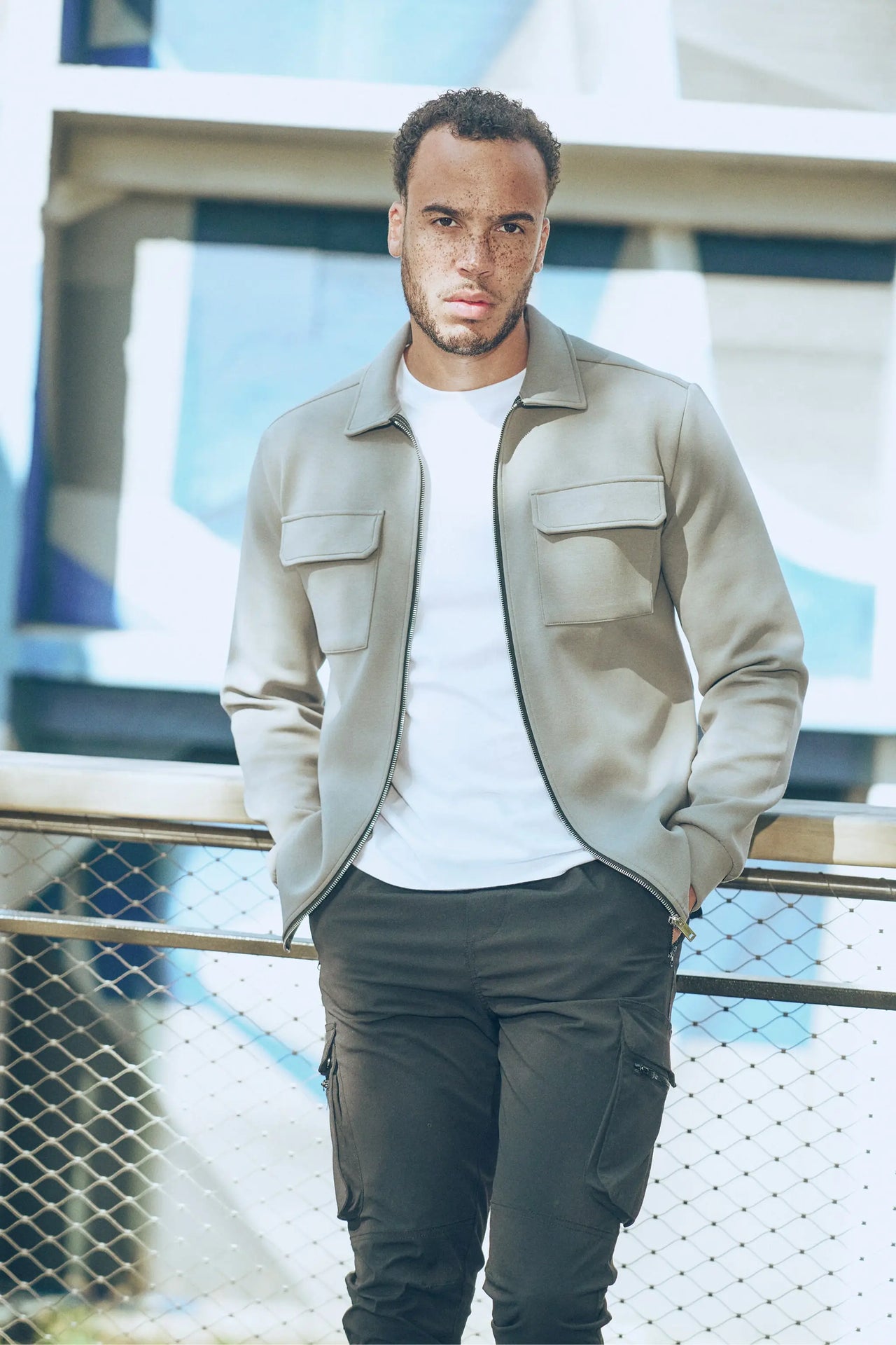 Craft Zipper Overshirt Grey