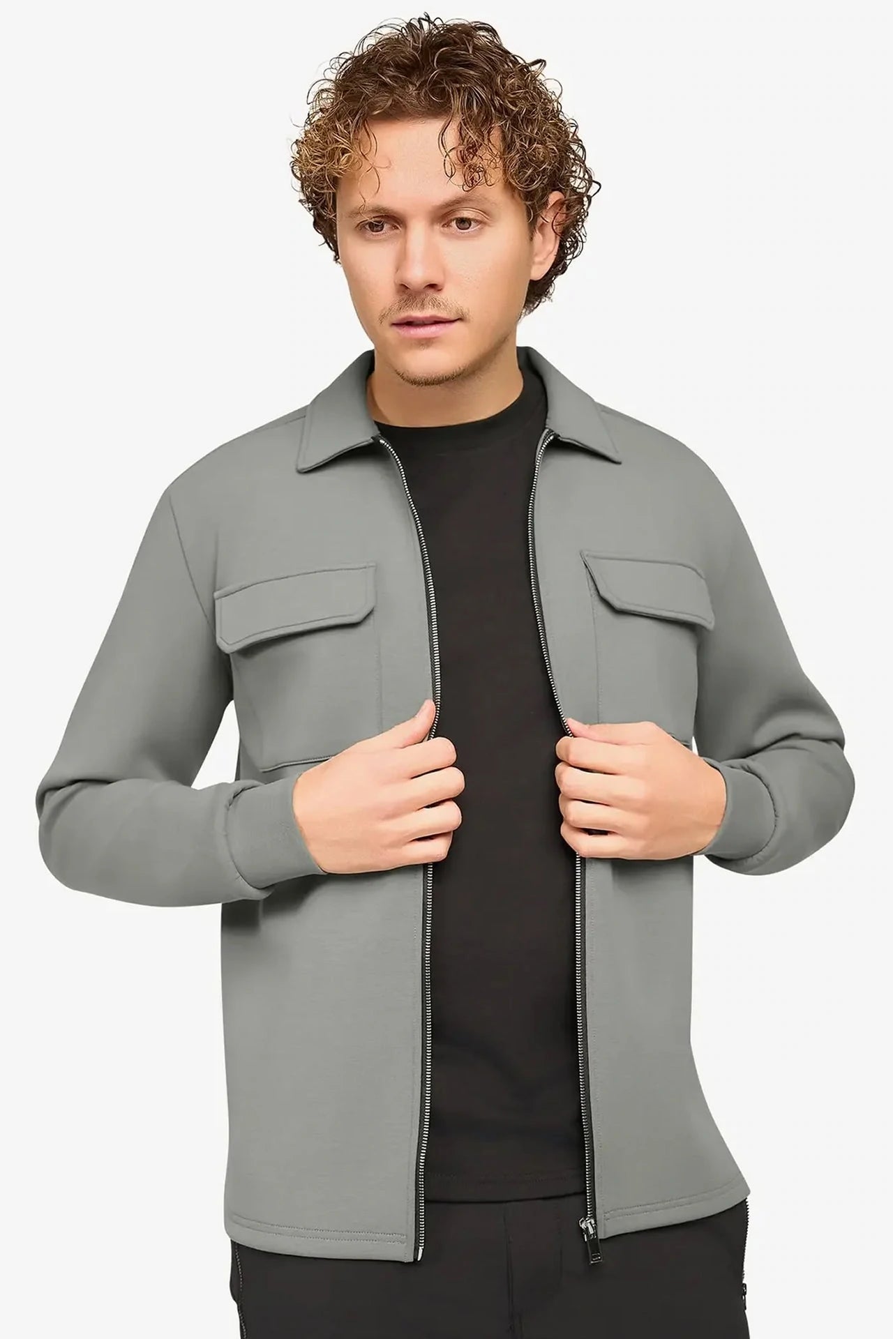 Craft Zipper Overshirt Grey