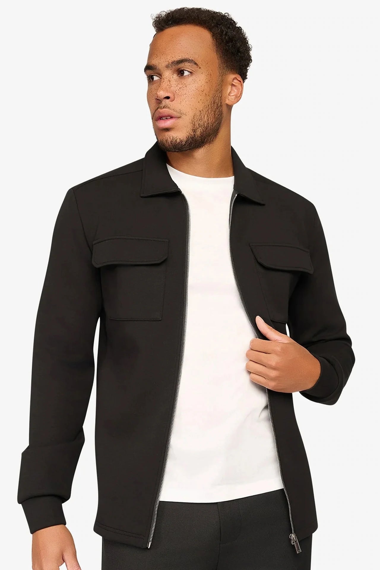Craft Zipper Overshirt Black
